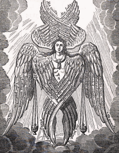 Medieval depiction of a seraph